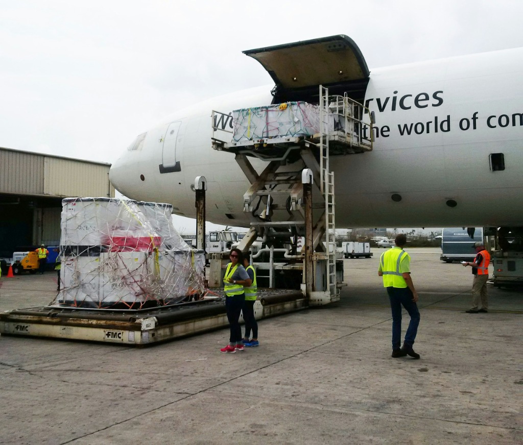 Mavix Logistics air freight cargo loading in Nigeria